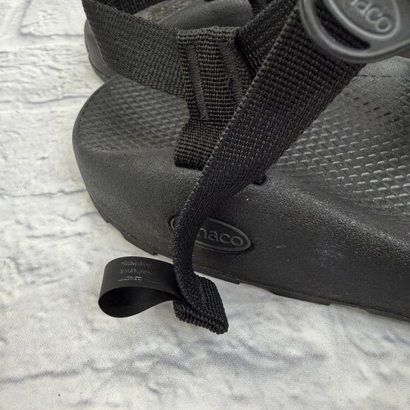Chaco Z/1 Classic Mens Sandals Size 12 Black Hiking Vibram Sole Outdoors - Picture 2 of 6